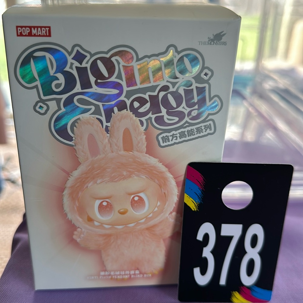 378,Authentic Pop Mart Biginto Energy Figure Unopened Box